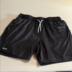 BYLT Black Premium Basics Lined Training Shorts size XL